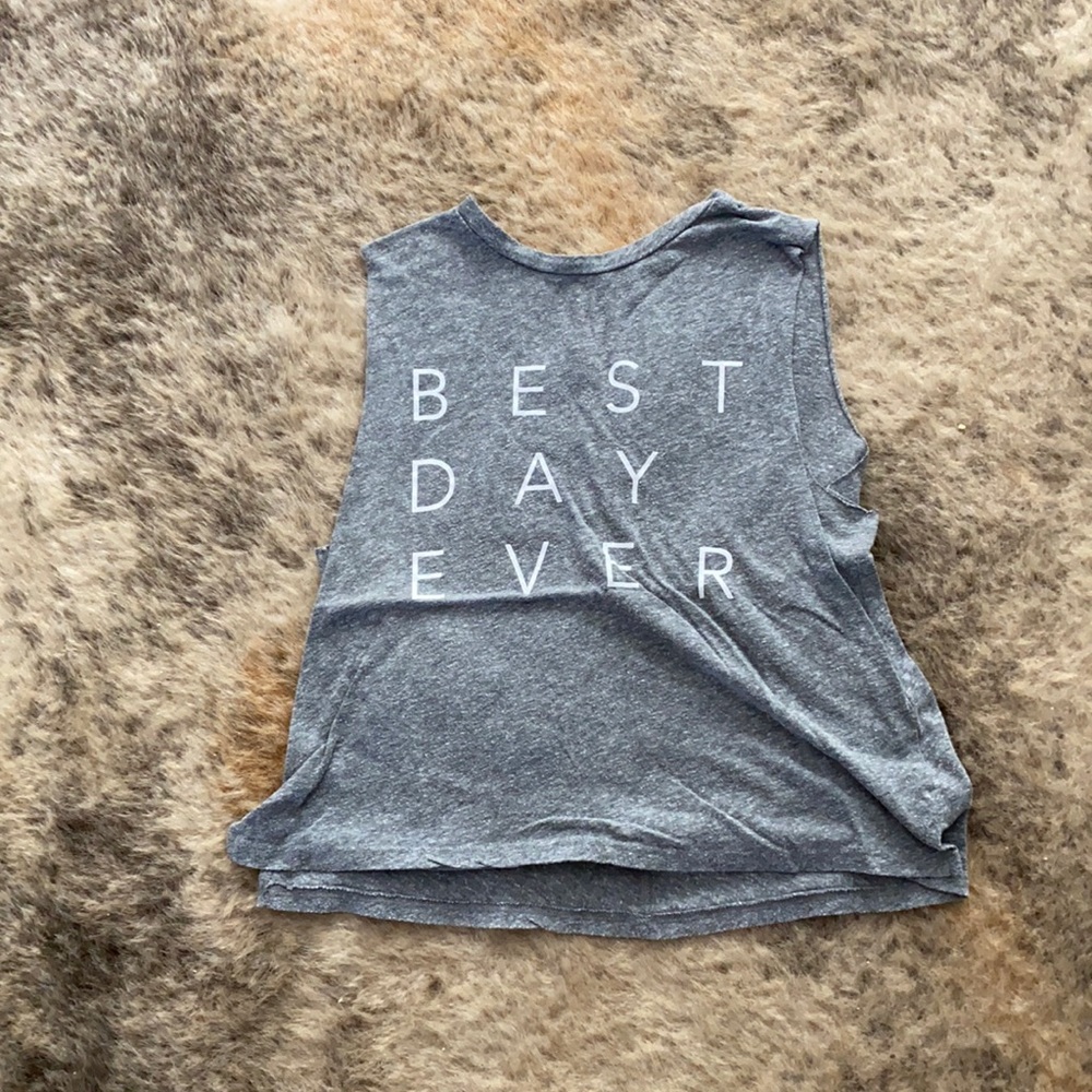good hYOUman “best day ever” muscle tank